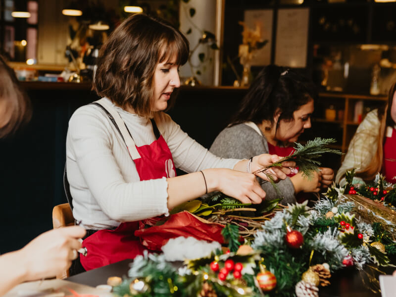 Party on This Festive Season with Christmas Wreath Workshops in London